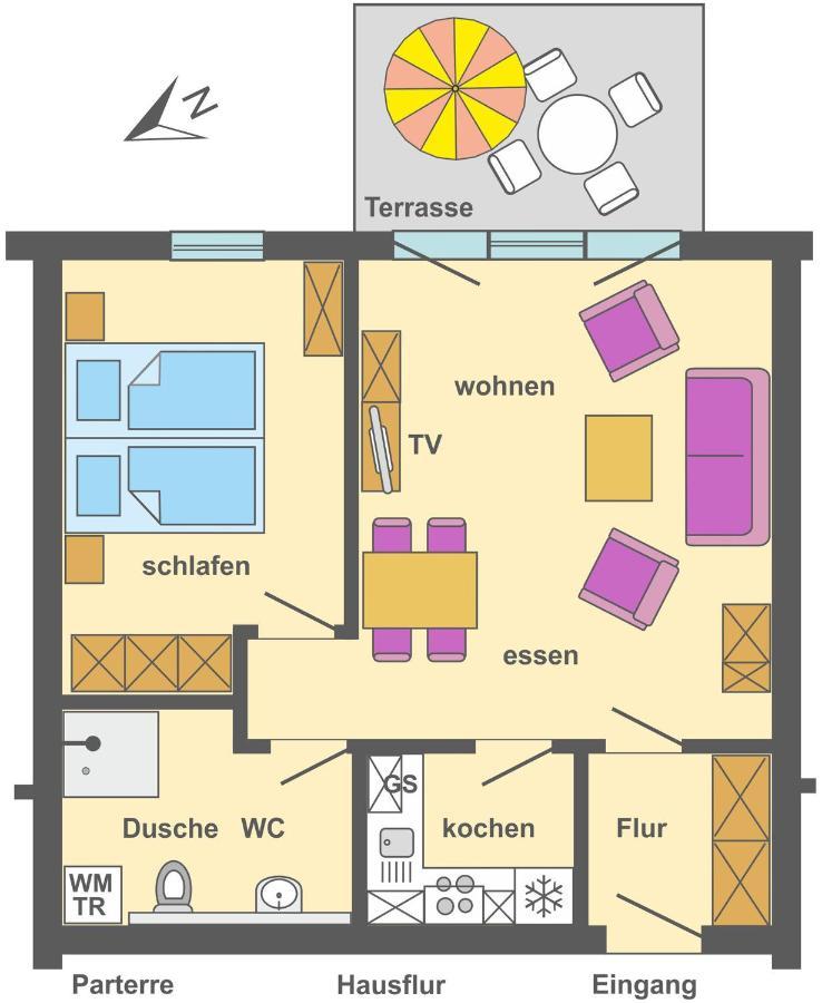 Ferienpark Freesenbruch Wohnung 4 2 - Ostseeperle Zingst Esterno foto